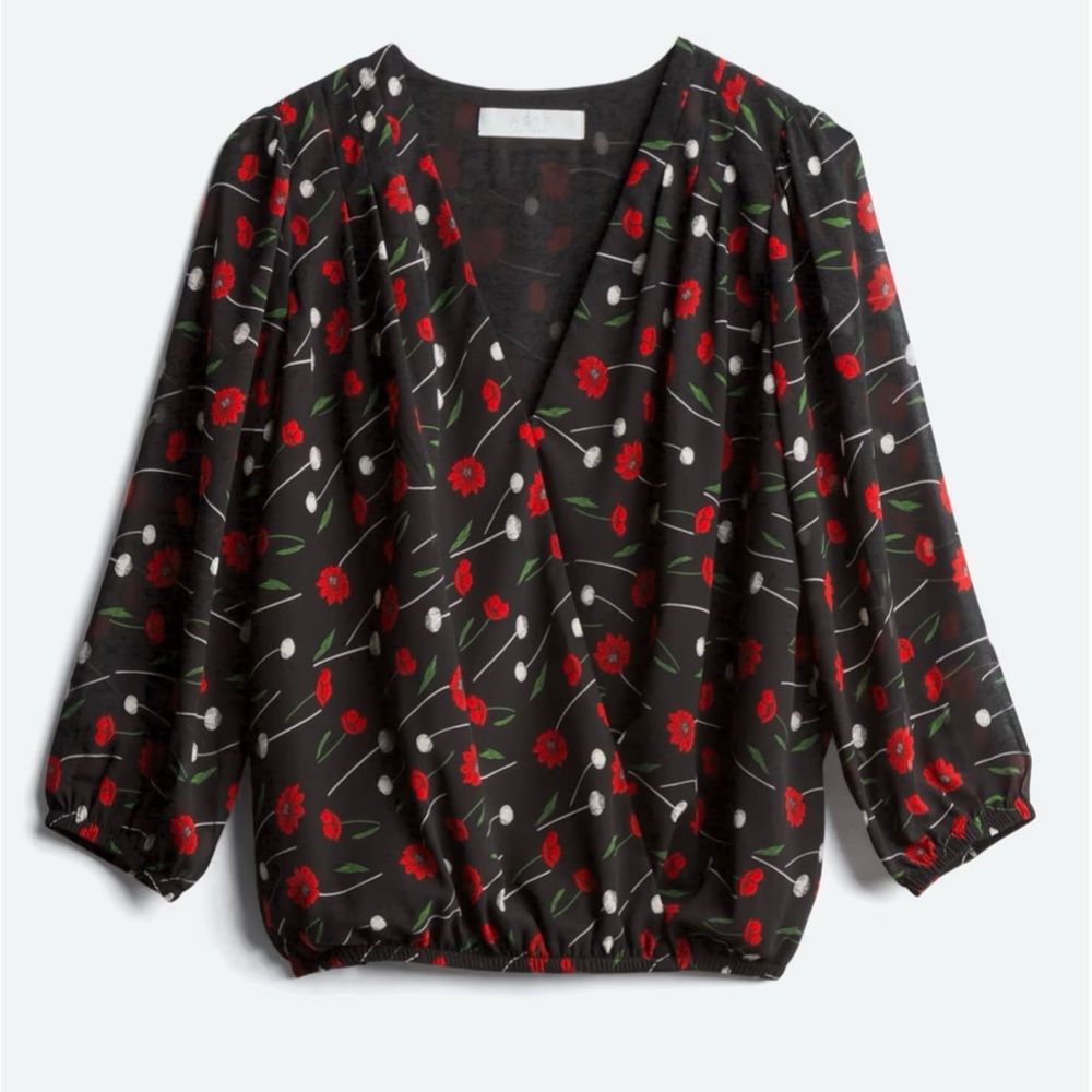 ASTR Dani Surplice Blouse